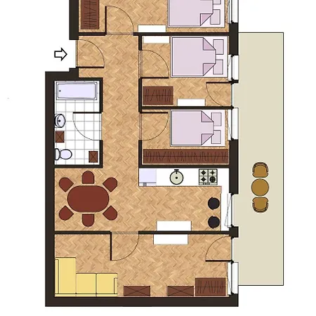 Apartament Modern 索波特